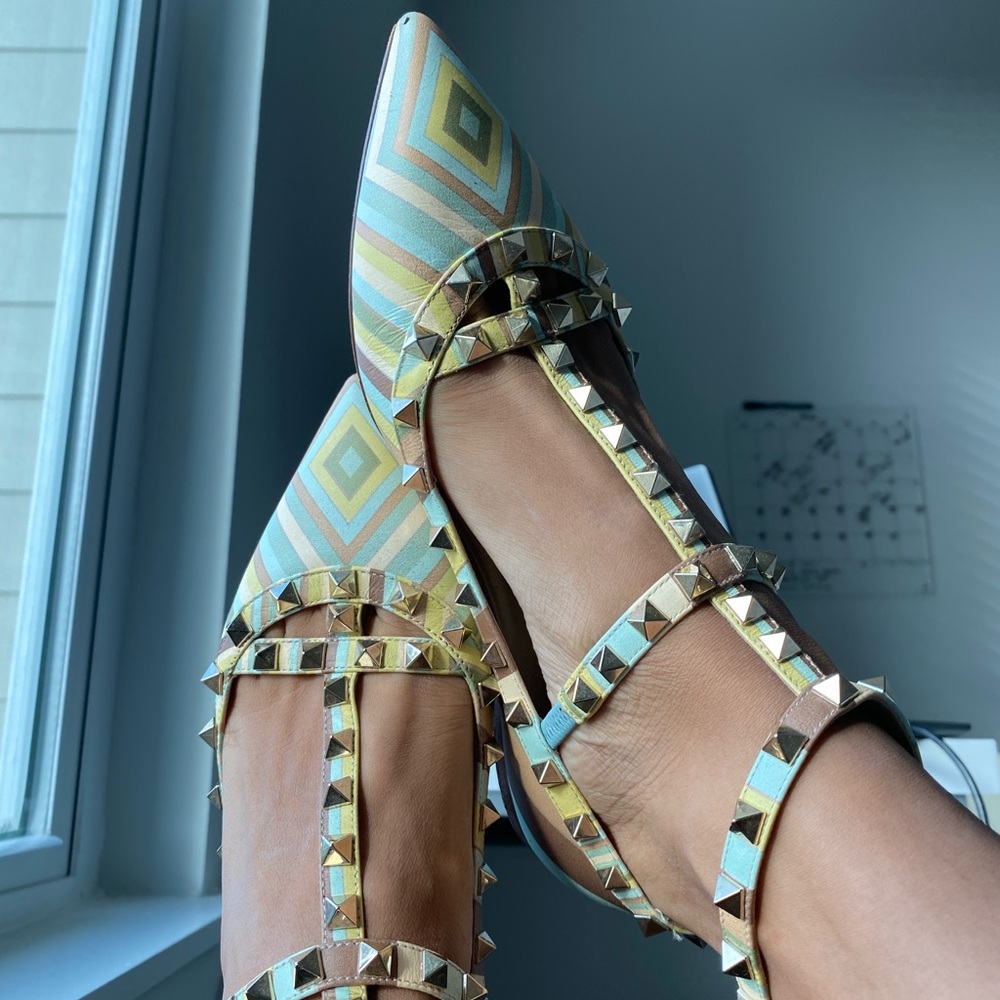 Valentino studded flats